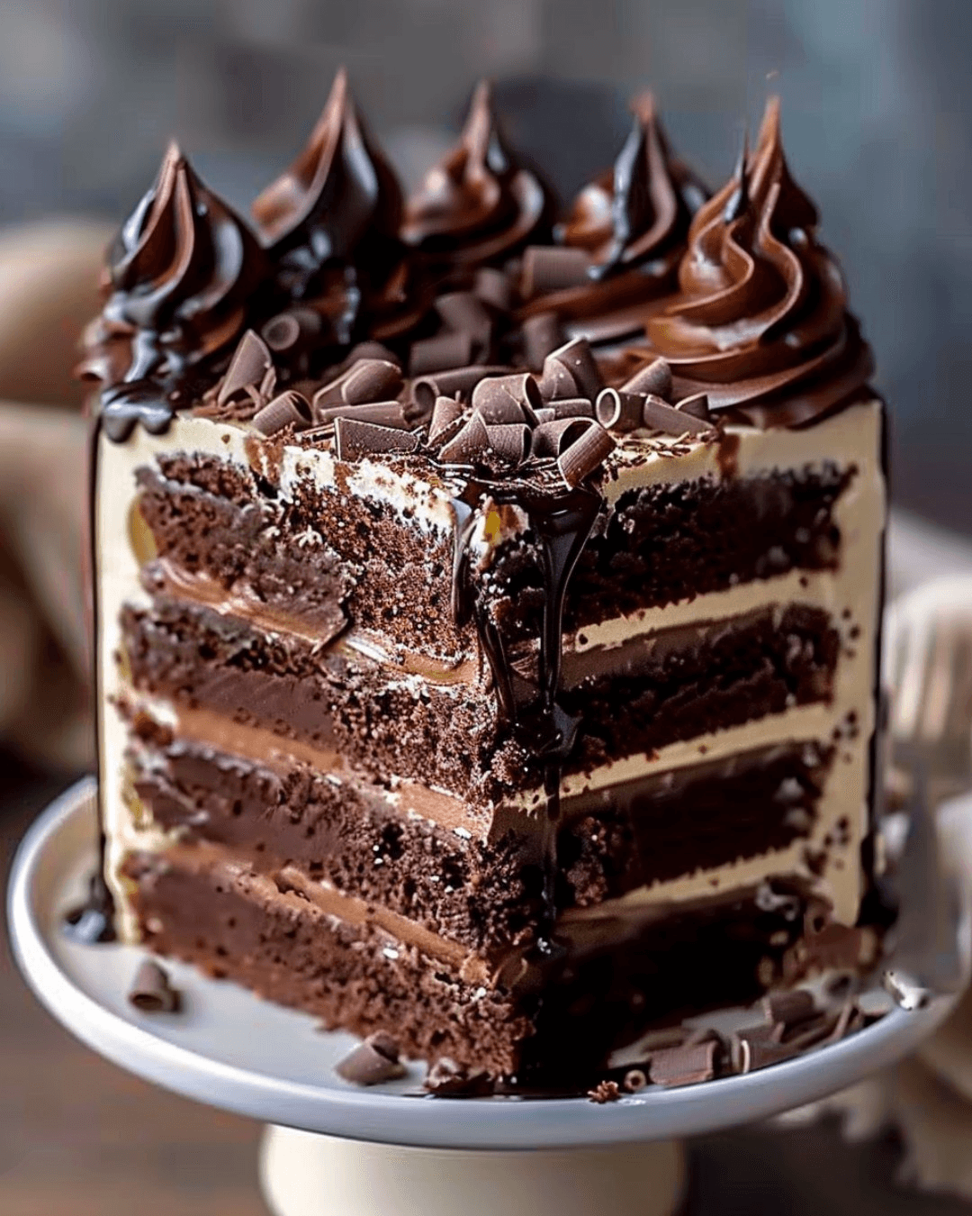 Chocolate Fudge Layer Cake