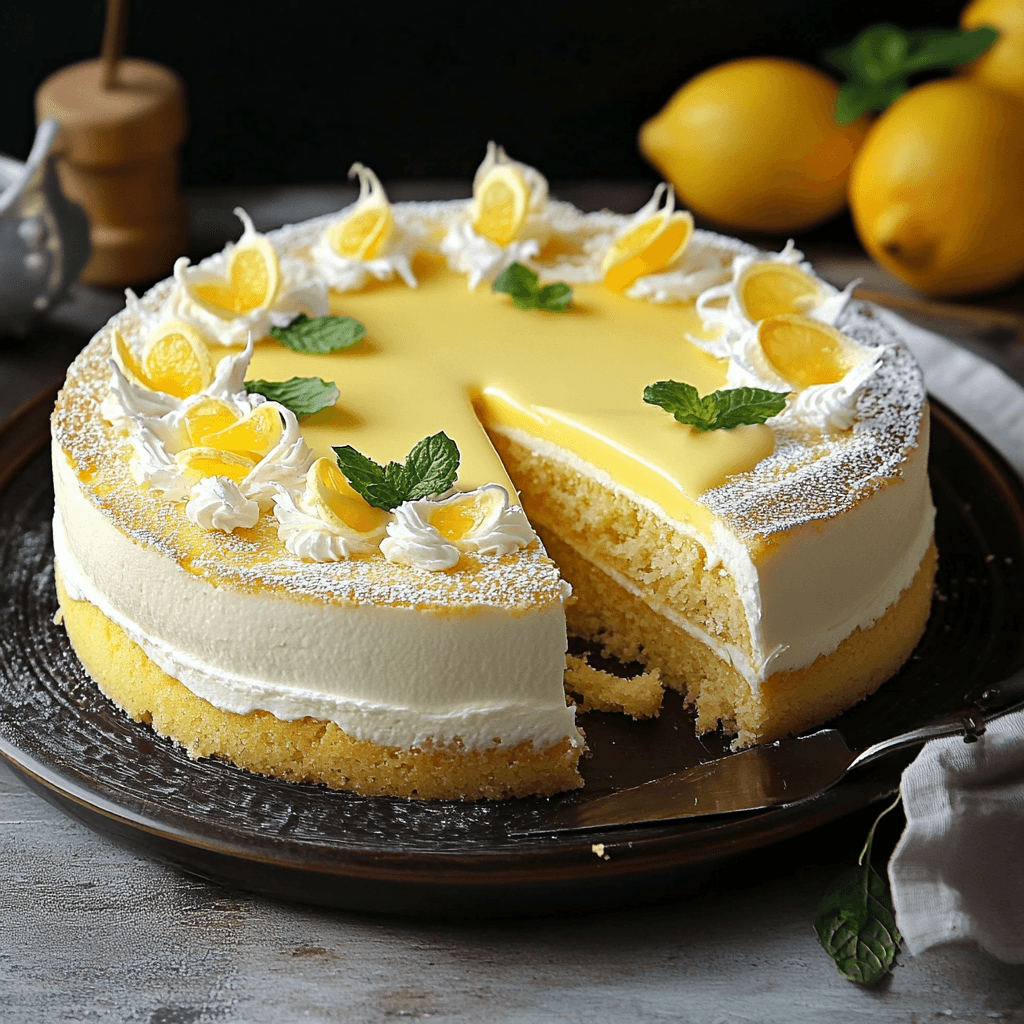 Zitronen-Joghurt-Torte – Frisch, leicht & himmlisch lecker! - Garden ... Zitronen-Joghurt-Torte – Frisch, leicht & himmlisch lecker! - Garden ...