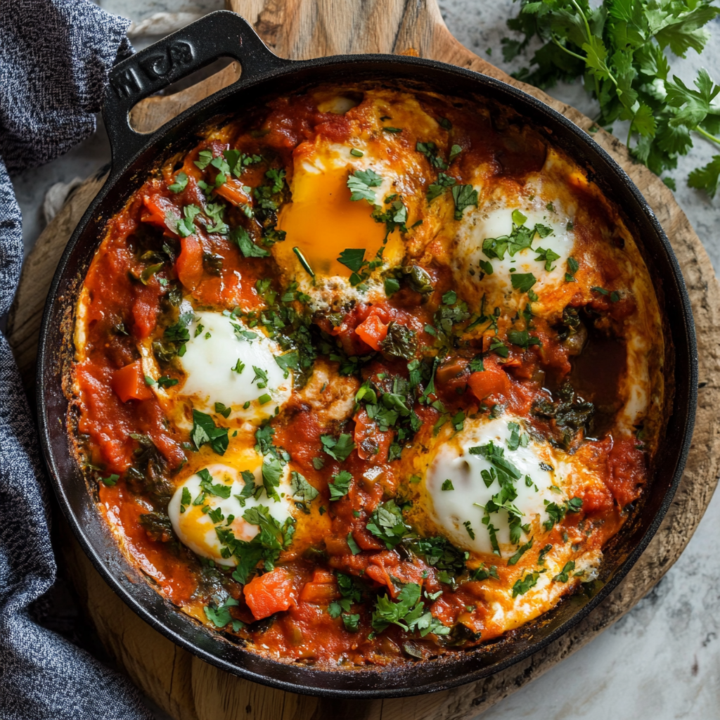 Shakshuka-Rezept Vegan – Die beste pflanzliche Variante des Klassikers 6 shakshuka-rezept-vegan mit tomaten-paprika-soße und seidentofu als ei-ersatz