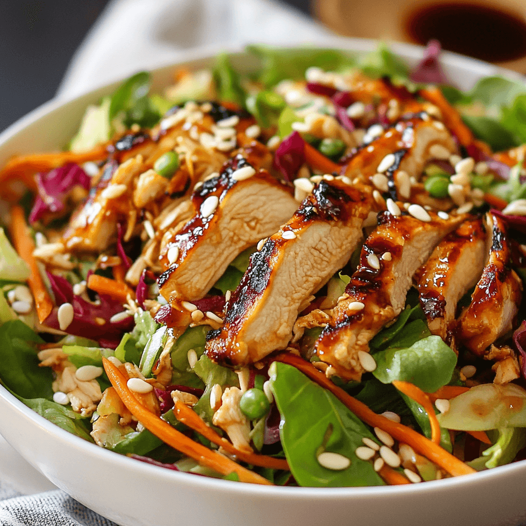 Unglaublicher Sesam Huhn Salat