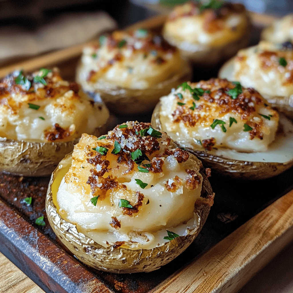 Gefüllte Kartoffeln nach Flammkuchen