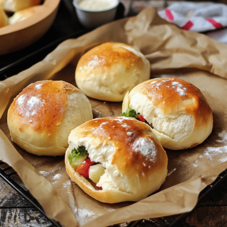 Ballonbrot aus dem Backofen
