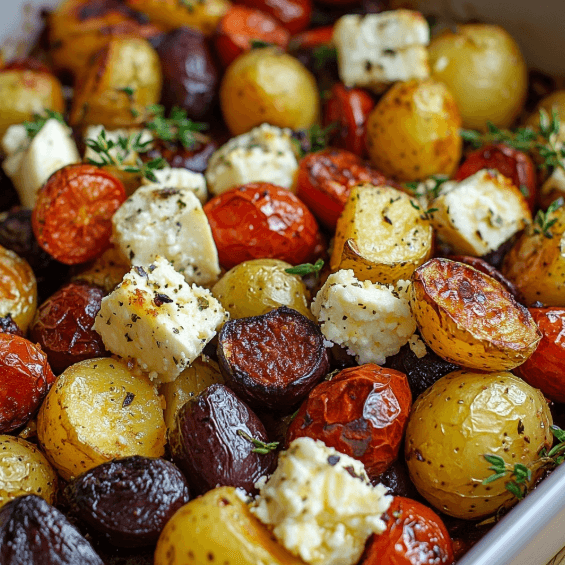 Feta Kartoffeln Ofengemüse