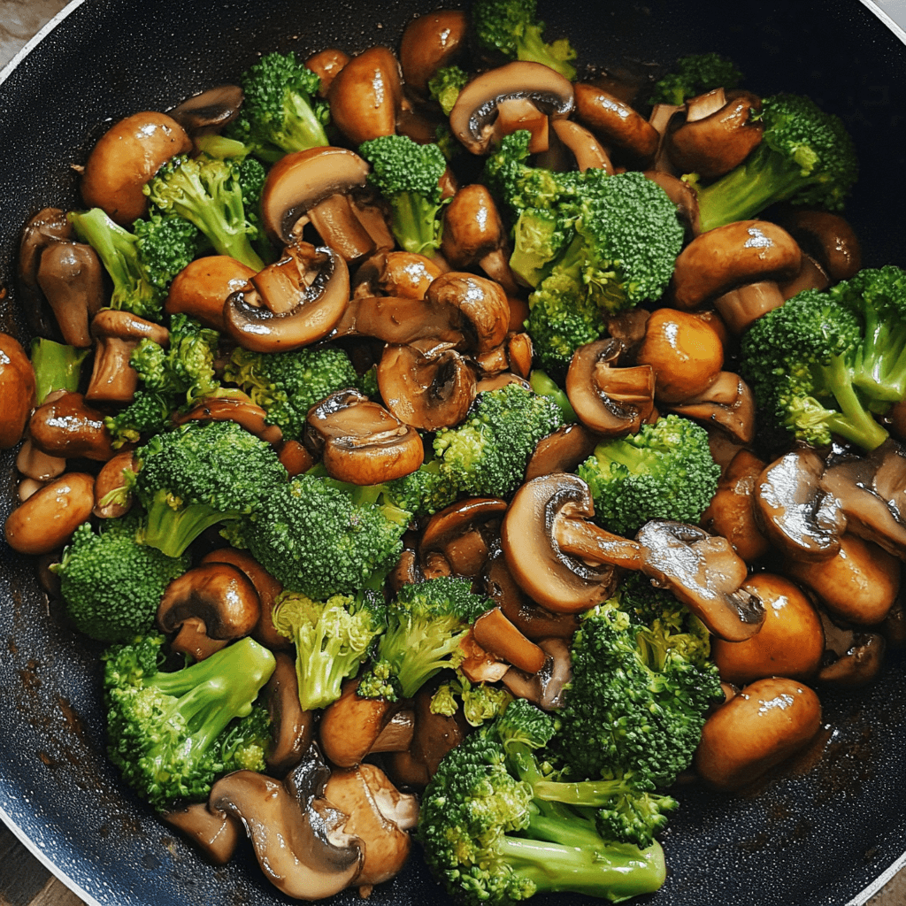 15 Minuten Pfanne mit Champignons und Brokkoli – Schnell, Gesund & Aromatisch 8 15 Minuten Pfanne mit Champignons und Brokkoli – Schnell, Gesund & Aromatisch