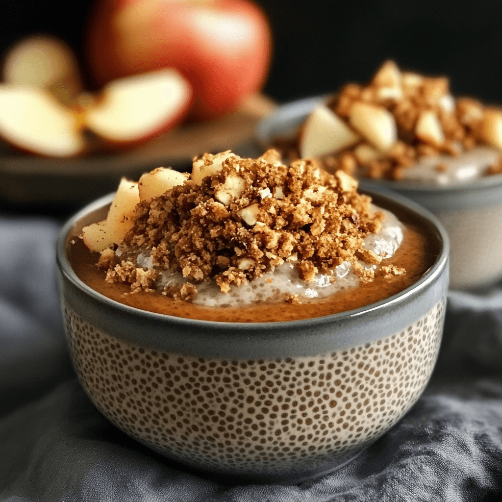 Apfel Streusel Chia Pudding – Das beste gesunde Dessert mit Apfel und Chia 8 Apfel Streusel Chia Pudding – Das beste gesunde Dessert mit Apfel und Chia