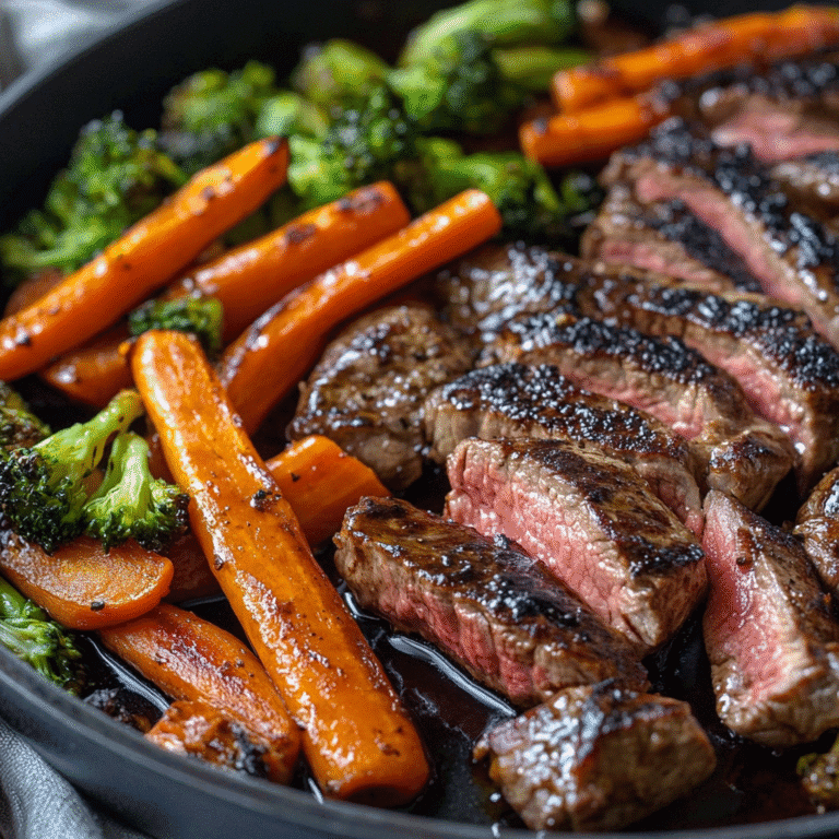 Balsamico-Steak und Gemüse in einer Pfanne – Das perfekte Pfannengericht für Genießer 9 Balsamico-Steak und Gemüse in einer Pfanne