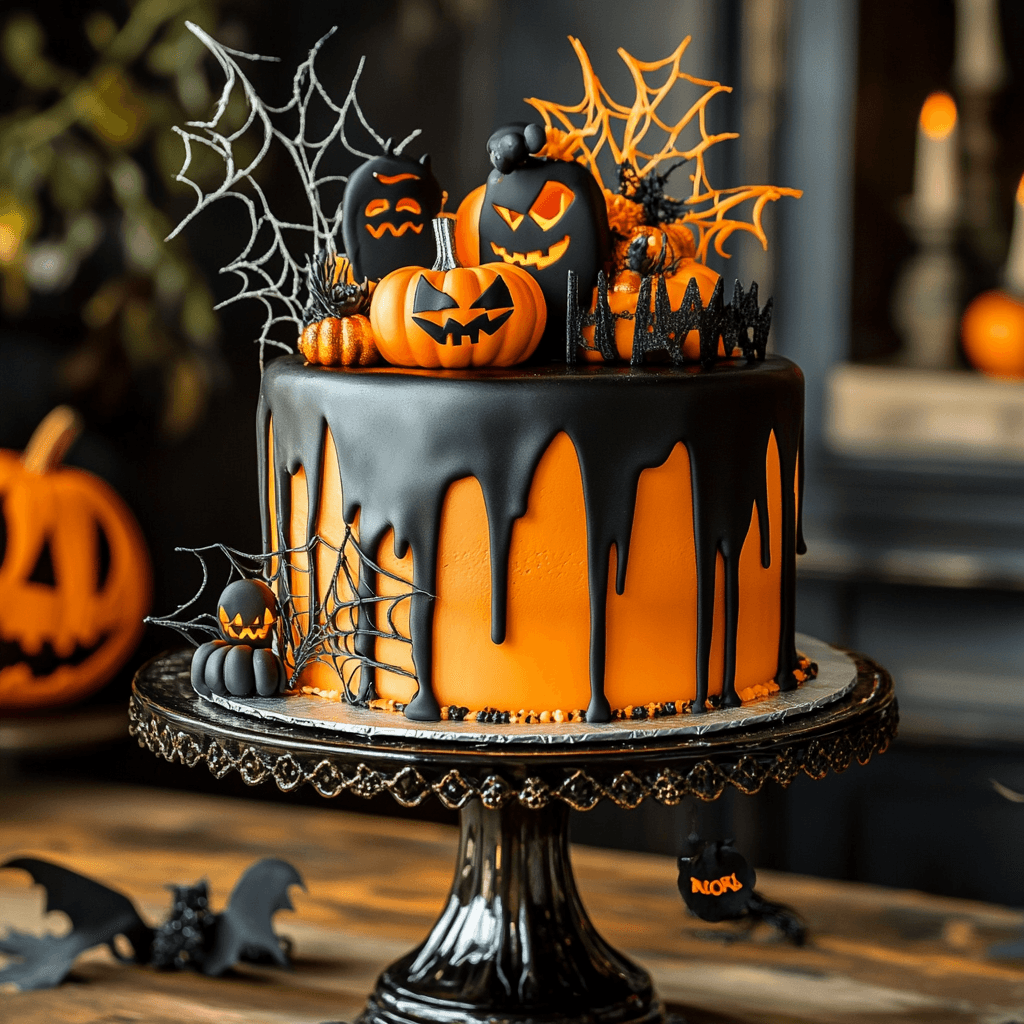 Schwarz orangefarbener Halloween Kuchen – Das beste Rezept für gruselige Genussmomente 8 Schwarz orangefarbener Halloween Kuchen – Das beste Rezept für gruselige Genussmomente