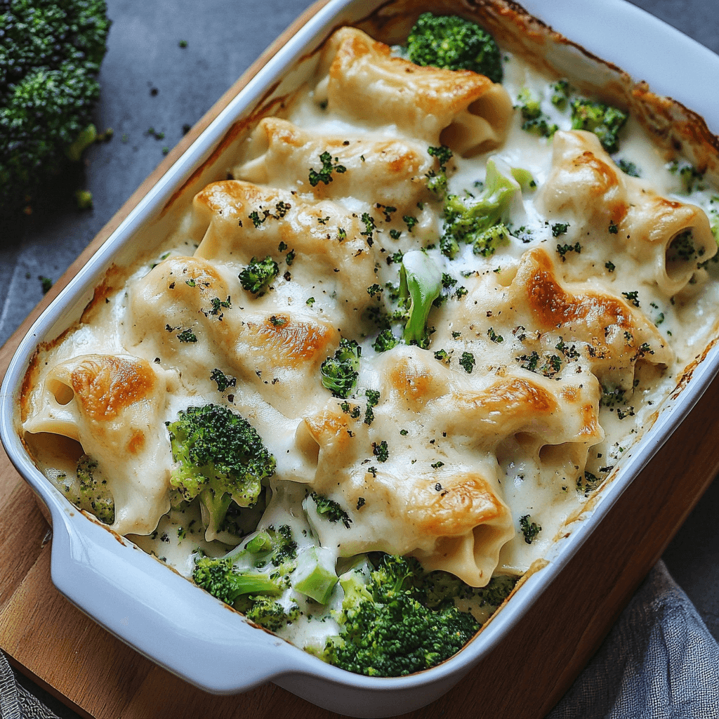 Brokkoli Auflauf mit 300 g Hähnchenbrust