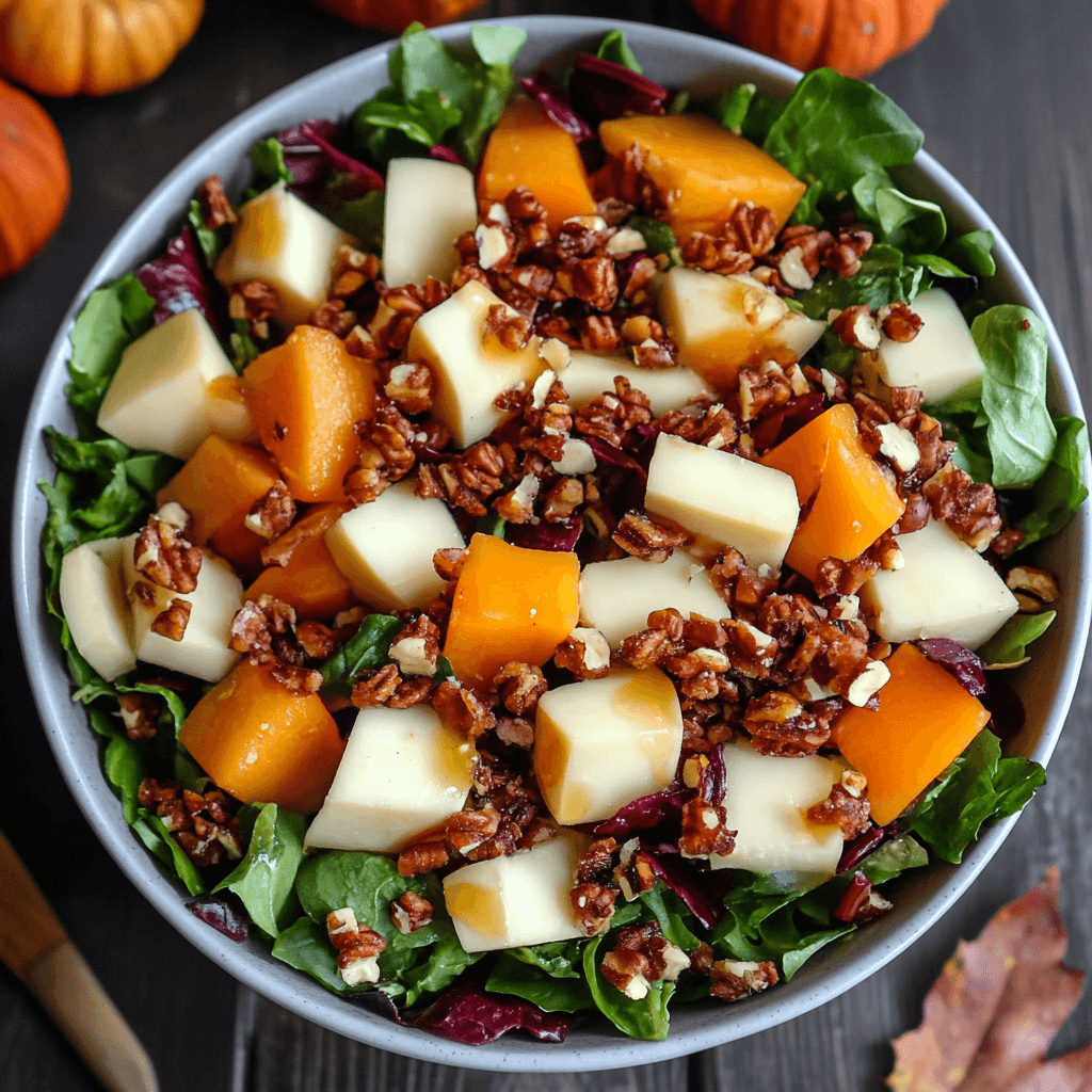 Feiern Sie den Herbst mit einem Herbst-Ernte-Salat