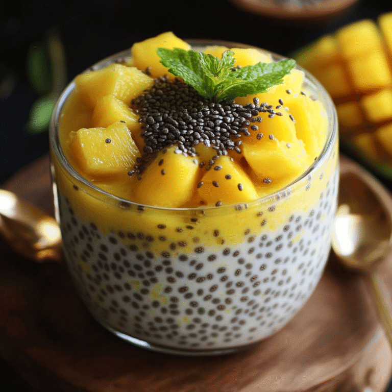 Chia-Pudding mit Mango – Gesundes Superfood zum Frühstück oder Snack 7 Chia-Pudding mit Mango
