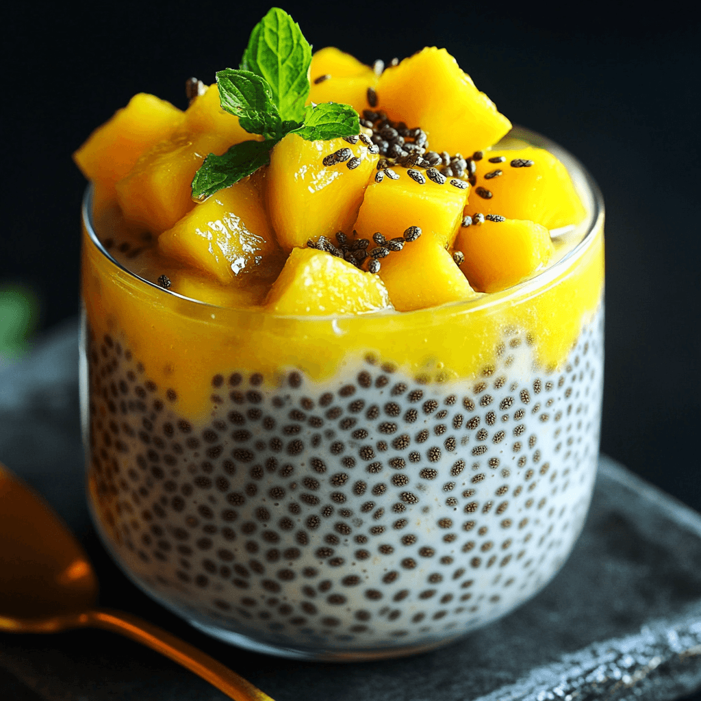 Chia-Pudding mit Mango – Gesundes Superfood zum Frühstück oder Snack 6 Chia-Pudding mit Mango – Gesundes Superfood zum Frühstück oder Snack