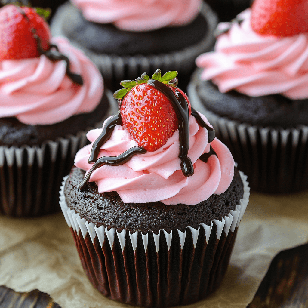 Schokoladen Erdbeer Cupcakes – Das beste Rezept für fruchtig-schokoladige Muffinträume 5 Schokoladen Erdbeer Cupcakes – Das beste Rezept für fruchtig-schokoladige Muffinträume