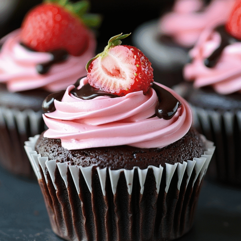 Schokoladen Erdbeer Cupcakes – Das beste Rezept für fruchtig-schokoladige Muffinträume 7 Schokoladen Erdbeer Cupcakes