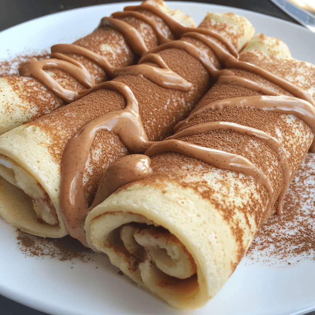 Zimtbrötchen Protein Crêpes