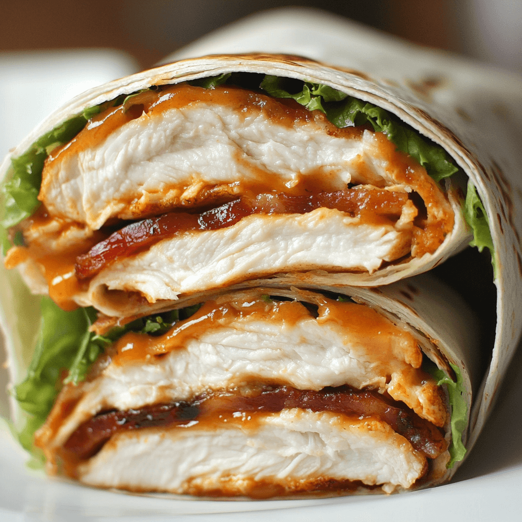 Knuspriger Hähnchen-Speck Ranch Wrap