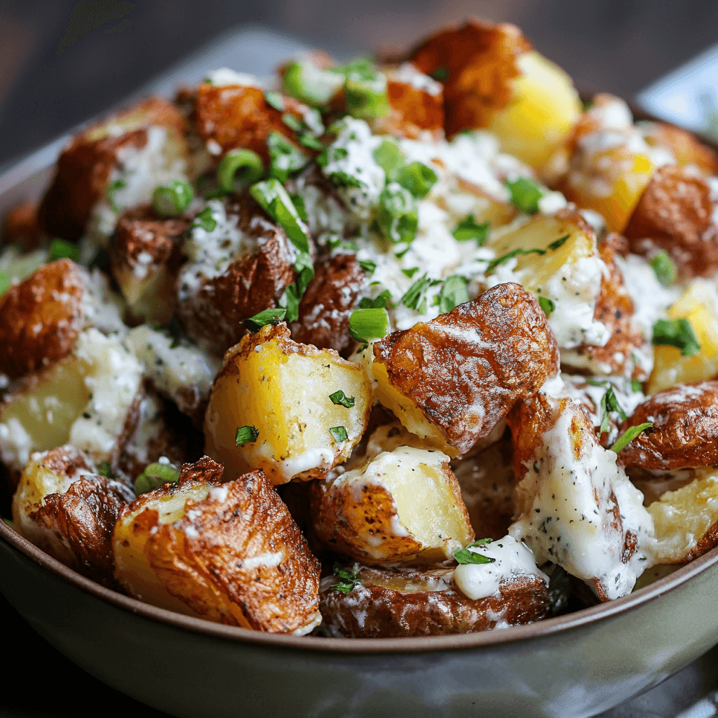 Knuspriger Kartoffelsalat