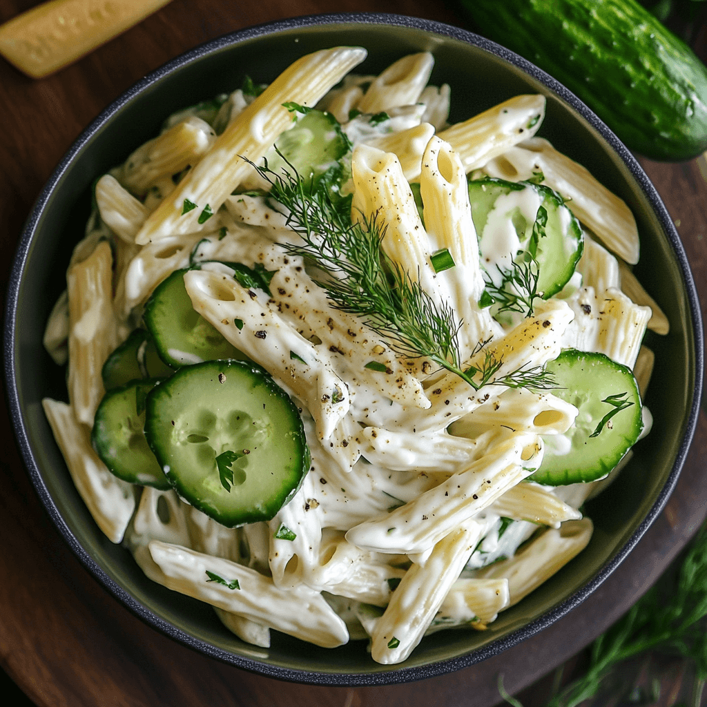 Frischer Gurken Nudelsalat – Das beste Rezept für knackigen Genuss 6 Frischer Gurken Nudelsalat – Das beste Rezept für knackigen Genuss