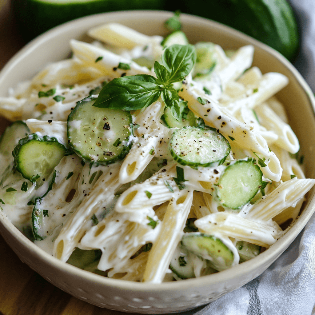 Frischer Gurken Nudelsalat – Das beste Rezept für knackigen Genuss 8 Frischer Gurken Nudelsalat – Das beste Rezept für knackigen Genuss