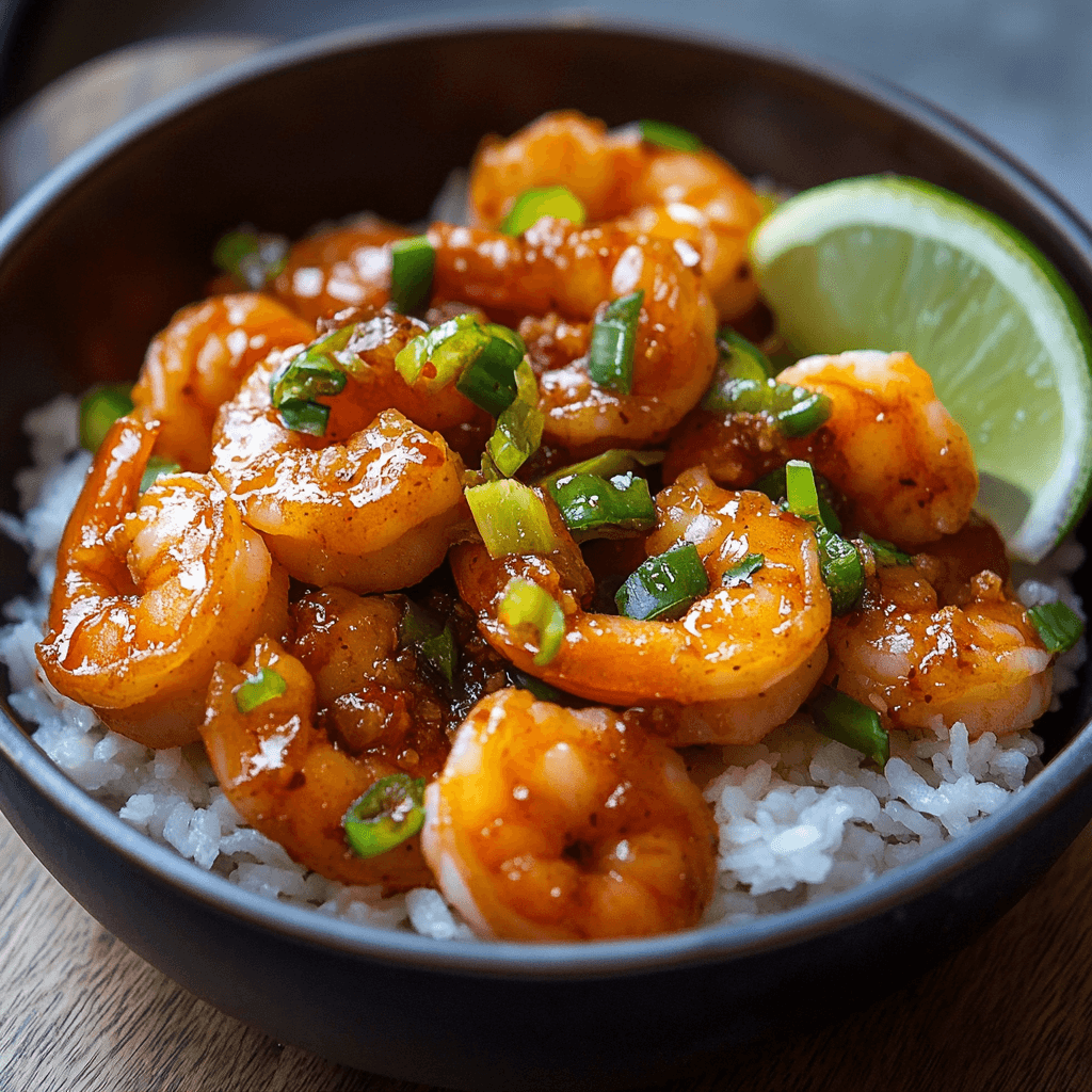 Fruchtige Sweet Chili Garnelen