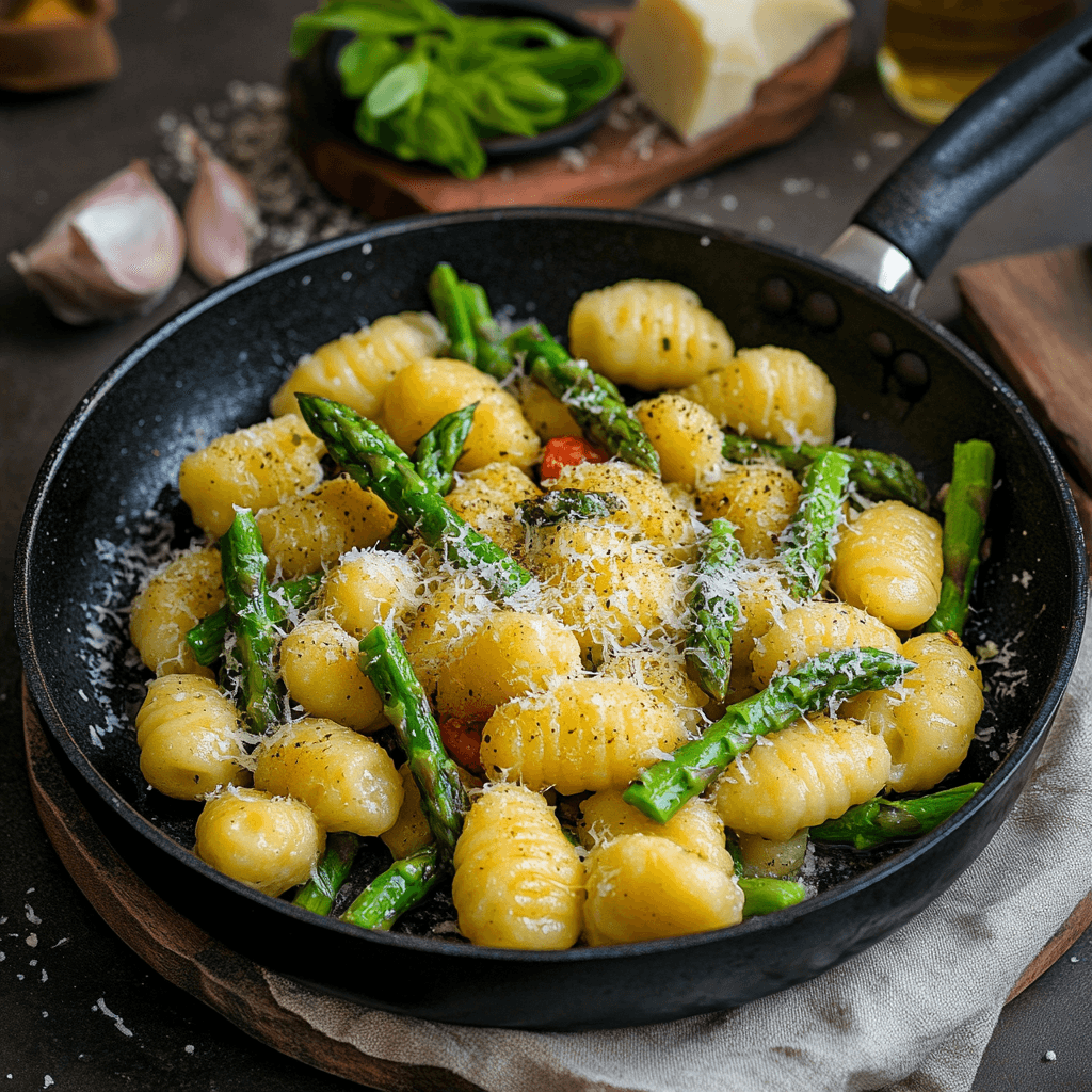 Gnocchi-Pfanne mit grünem Spargel – Das ultimative Frühlingsrezept für Genießer 7 Gnocchi-Pfanne mit grünem Spargel – Das ultimative Frühlingsrezept für Genießer