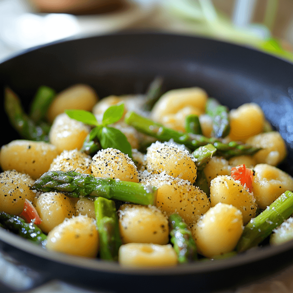 Gnocchi-Pfanne mit grünem Spargel – Das ultimative Frühlingsrezept für Genießer 8 Gnocchi-Pfanne mit grünem Spargel – Das ultimative Frühlingsrezept für Genießer