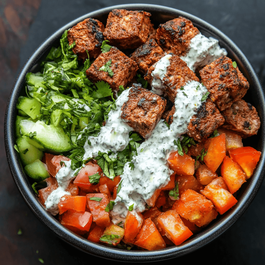 Kebab-Bowl mit hohem Eiweißgehalt – Das ultimative Fitness-Rezept für Muskelaufbau und Genuss 7 Kebab-Bowl mit hohem Eiweißgehalt – Das ultimative Fitness-Rezept für Muskelaufbau und Genuss