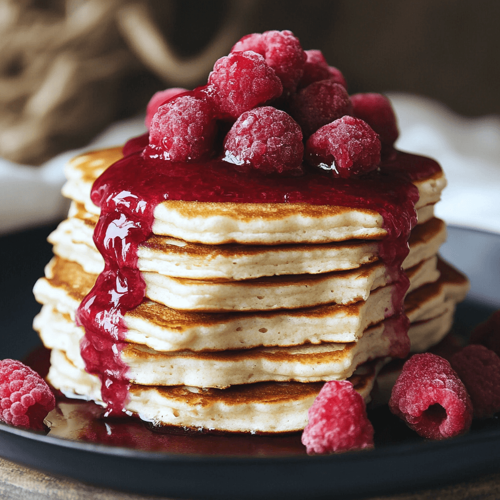Low-calorie protein pancakes