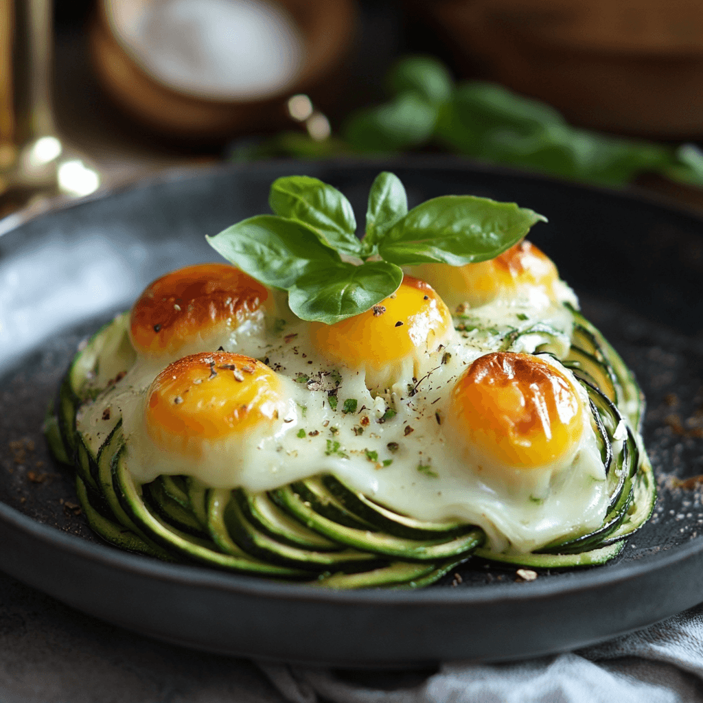 Kohlenhydratarme Zucchini Nester mit Spiegelei: Das Beste Low-Carb Frühstück 8 Kohlenhydratarme Zucchini Nester mit Spiegelei: Das Beste Low-Carb Frühstück
