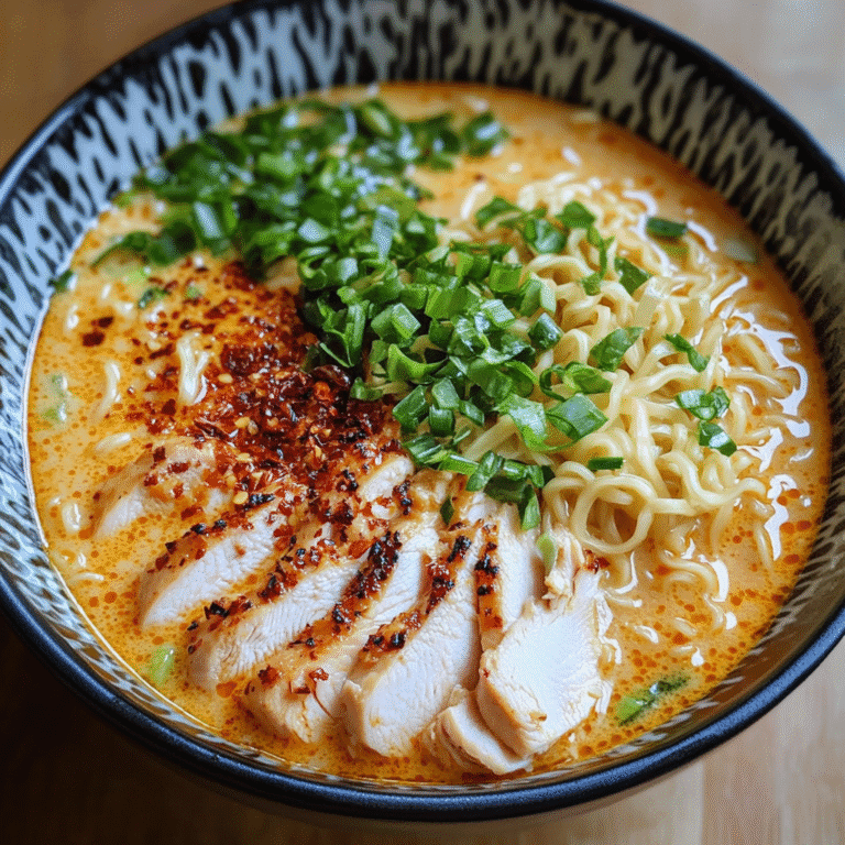 Marry Me Chicken Ramen Cremig, würzig