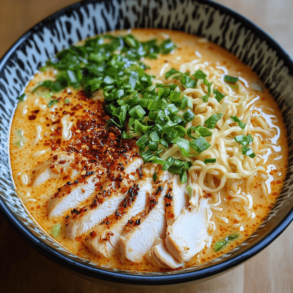 Marry Me Chicken Ramen Cremig, würzig
