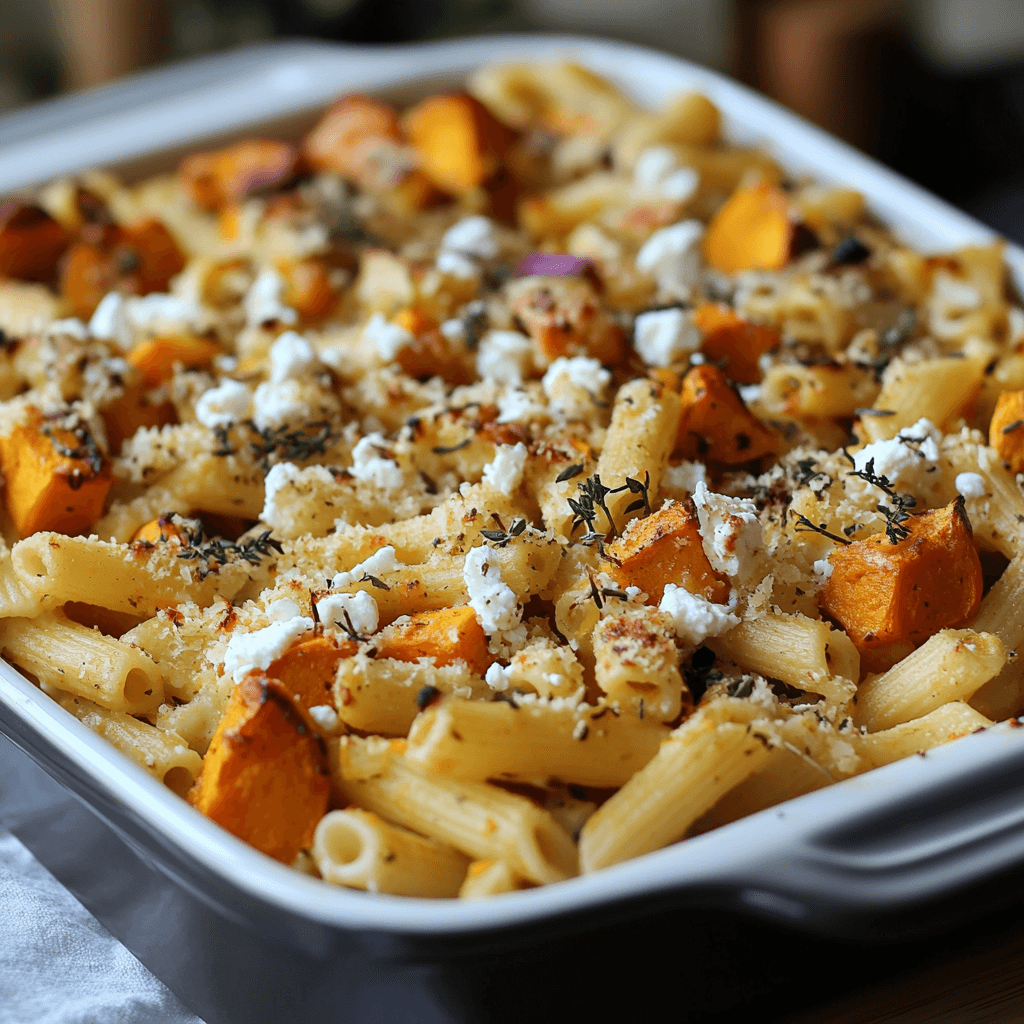 Pasta vom Blech mit Ofen-Kürbis und Feta: Der ultimative Herbstklassiker aus dem Ofen 8 Pasta vom Blech mit Ofen-Kürbis und Feta: Der ultimative Herbstklassiker aus dem Ofen