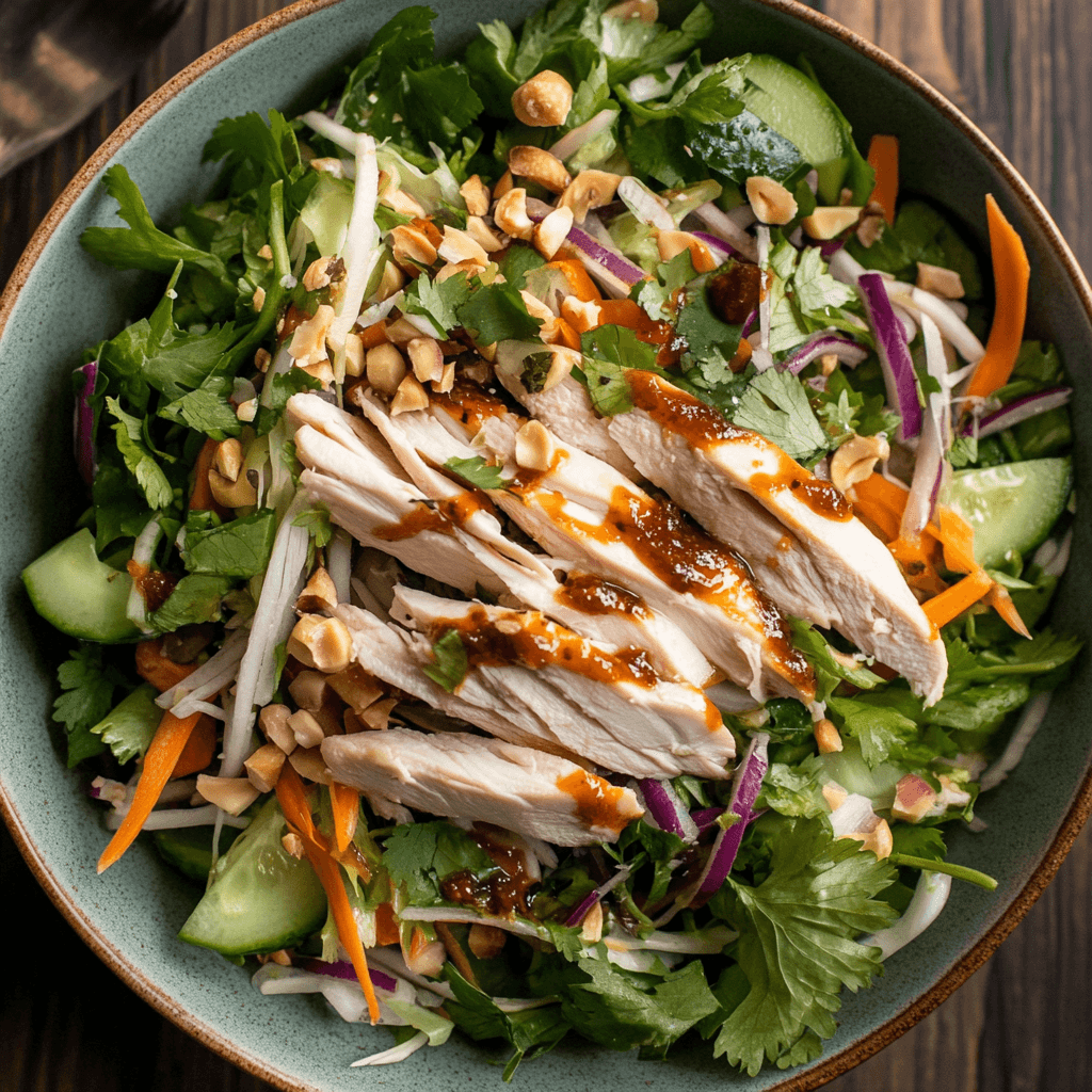 Einfacher pochierter Hühnersalat mit Nuoc Mam-Dressing – Das beste Rezept für gesunde Frische 5 Einfacher pochierter Hühnersalat mit Nuoc Mam-Dressing – Das beste Rezept für gesunde Frische