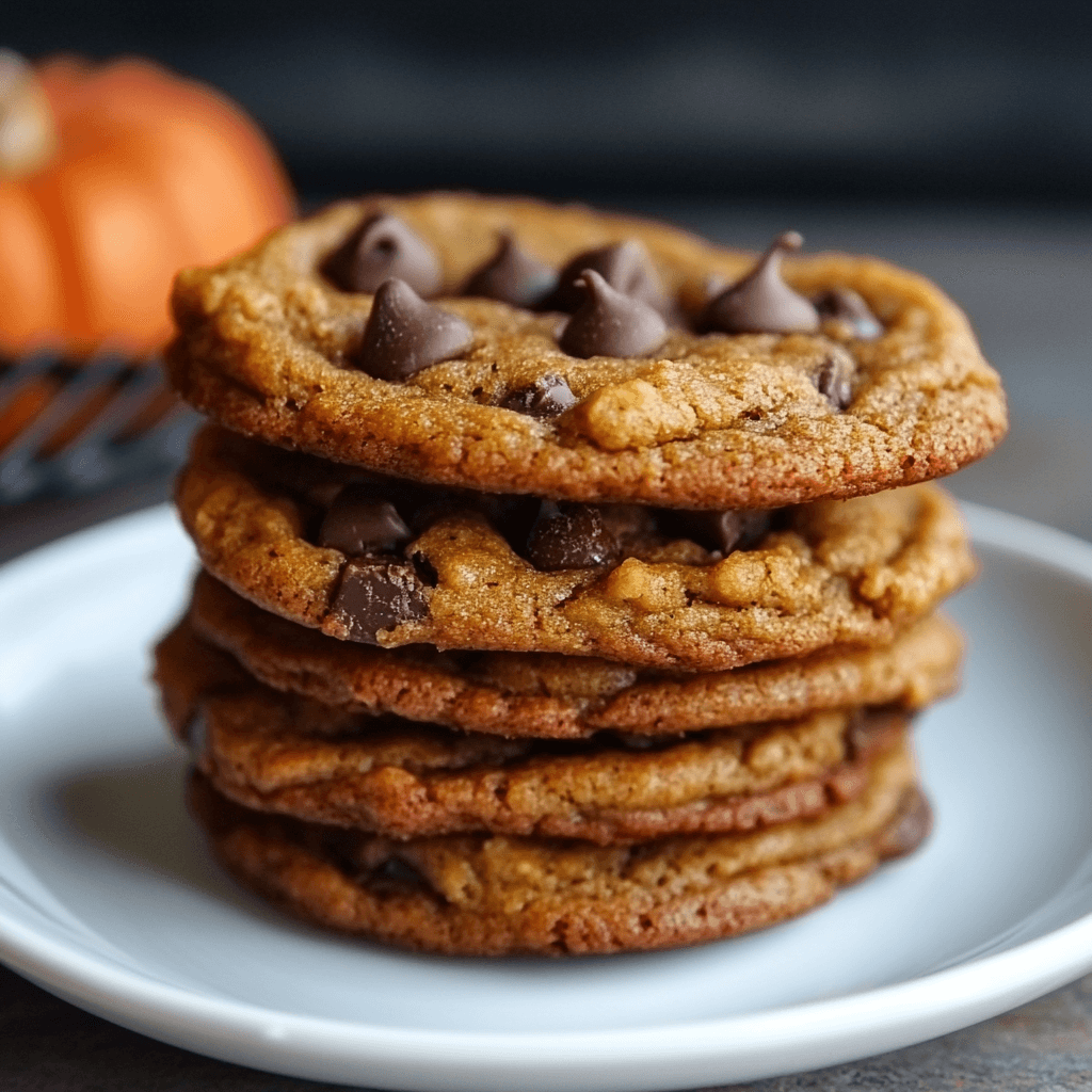 Kürbis Schokoladenkekse
