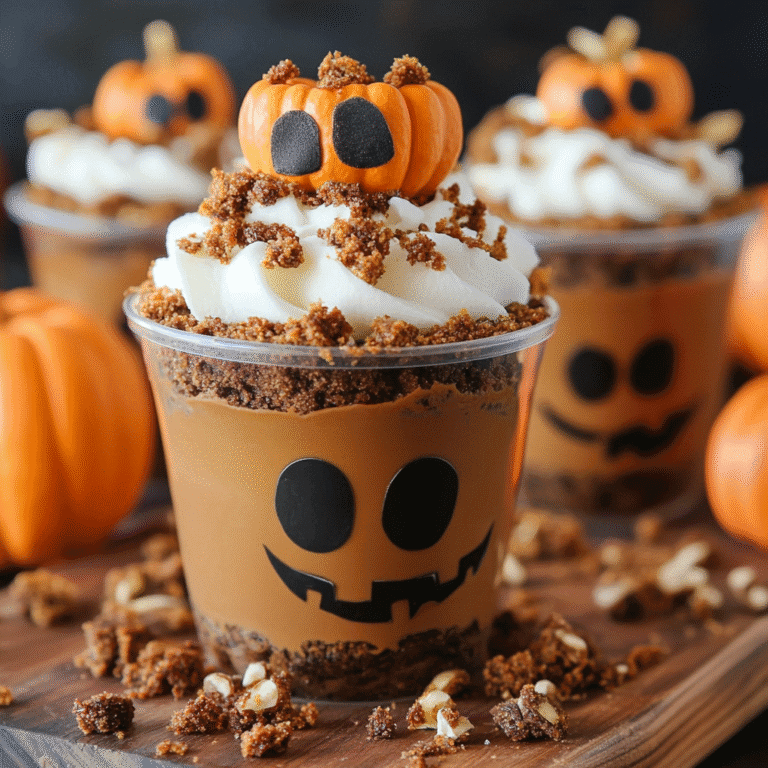 Kürbis Patch Dirt Cups für Herbstspaß – Das perfekte Herbst-Dessert für die ganze Familie 9 Kürbis Patch Dirt Cups für Herbstspaß