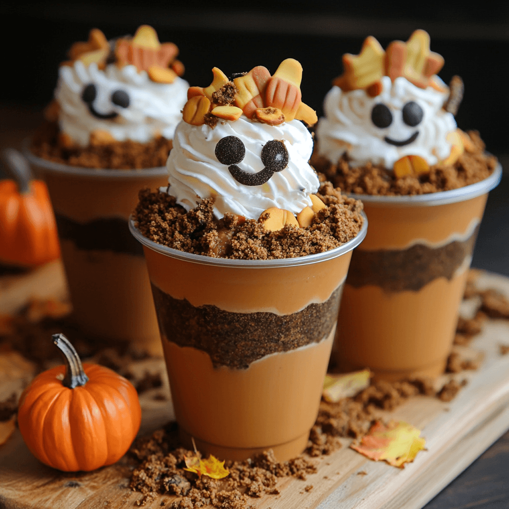 Kürbis Patch Dirt Cups für Herbstspaß – Das perfekte Herbst-Dessert für die ganze Familie 8 Kürbis Patch Dirt Cups für Herbstspaß – Das perfekte Herbst-Dessert für die ganze Familie