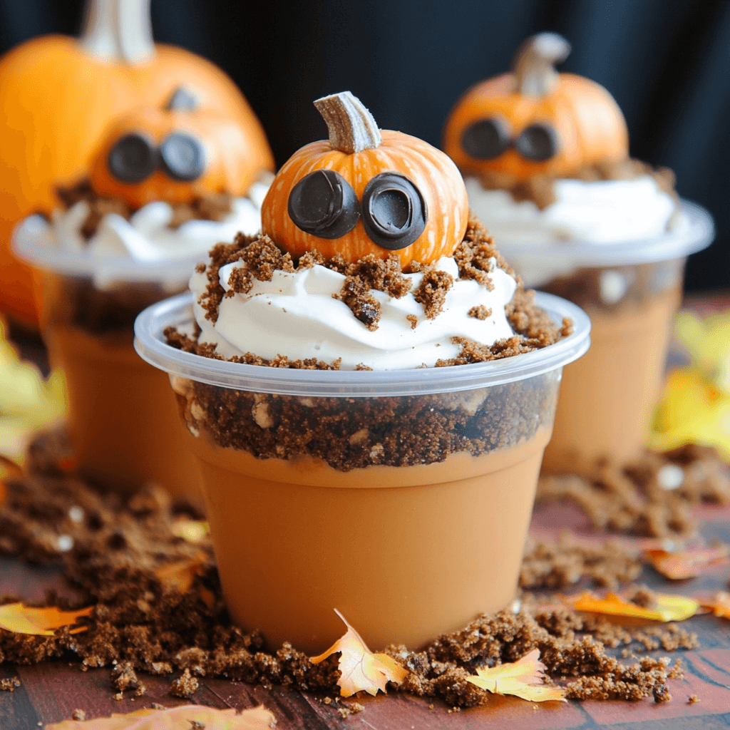 Kürbis Patch Dirt Cups für Herbstspaß – Das perfekte Herbst-Dessert für die ganze Familie 7 Kürbis Patch Dirt Cups für Herbstspaß – Das perfekte Herbst-Dessert für die ganze Familie