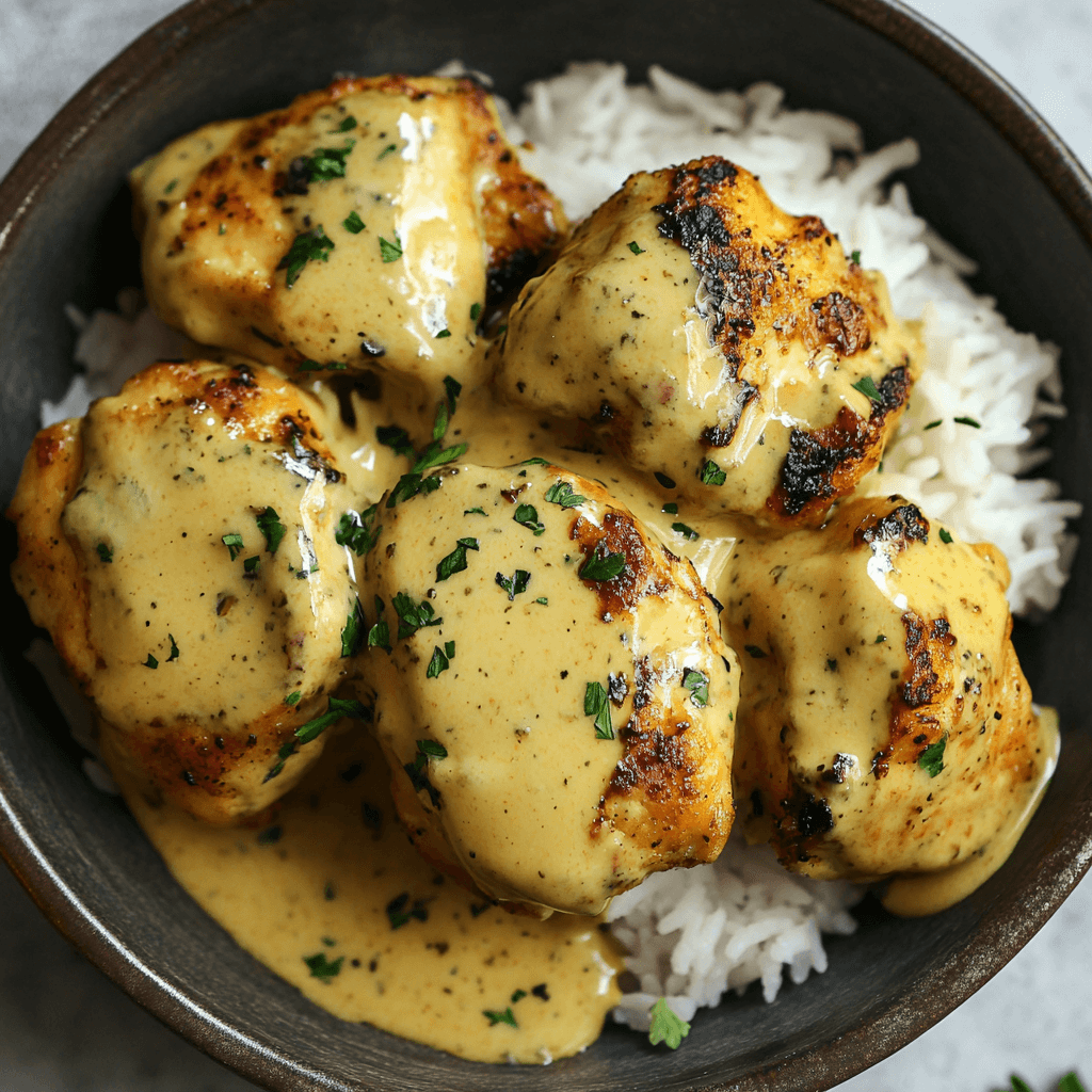 Schnelles Honig Senf Hähnchen mit Reis – Das beste Rezept für cremigen Genuss 8 Schnelles Honig Senf Hähnchen mit Reis – Das beste Rezept für cremigen Genuss