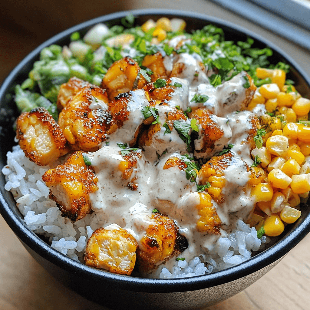 Street Corn Hähnchen Reis Bowl – Das ultimative Rezept für Genuss mit mexikanischem Flair 8 Street Corn Hähnchen Reis Bowl – Das ultimative Rezept für Genuss mit mexikanischem Flair