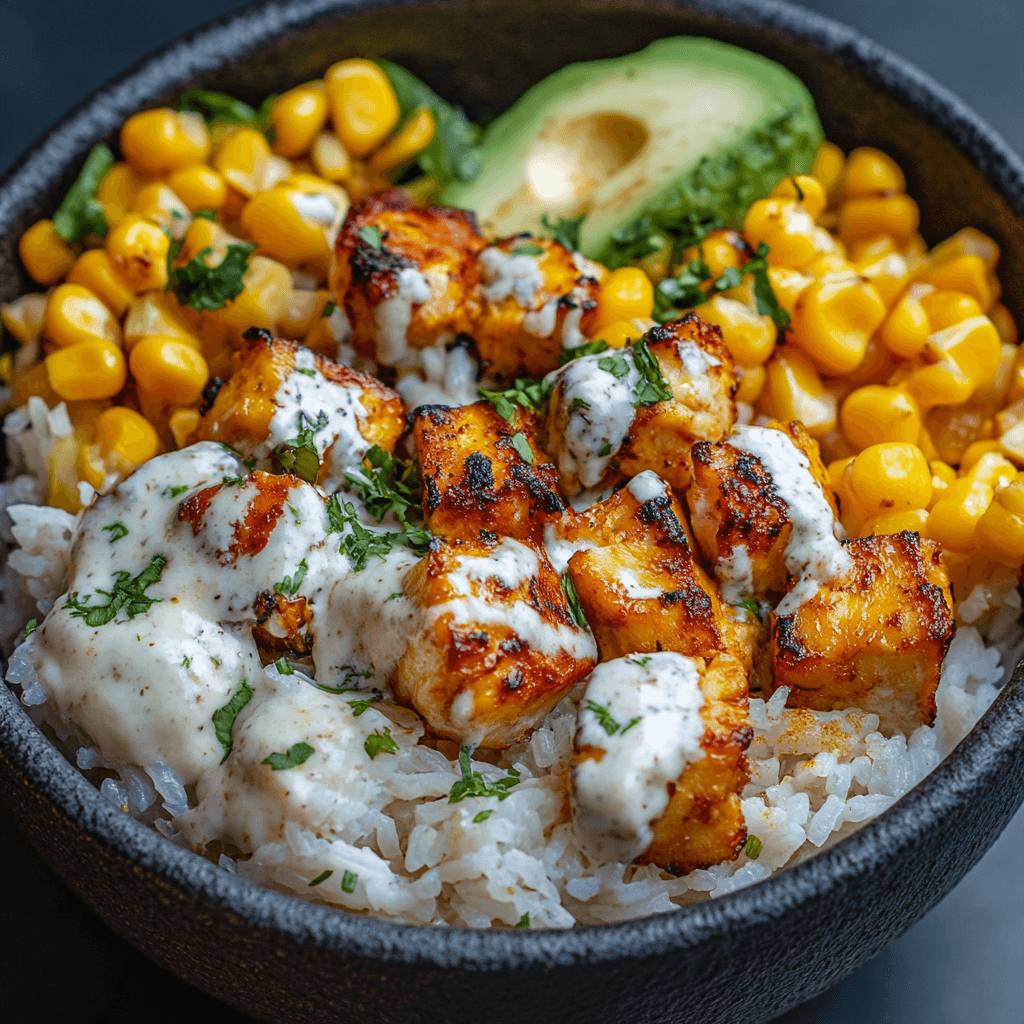 Street Corn Hähnchen Reis Bowl – Das ultimative Rezept für Genuss mit mexikanischem Flair 7 Street Corn Hähnchen Reis Bowl – Das ultimative Rezept für Genuss mit mexikanischem Flair