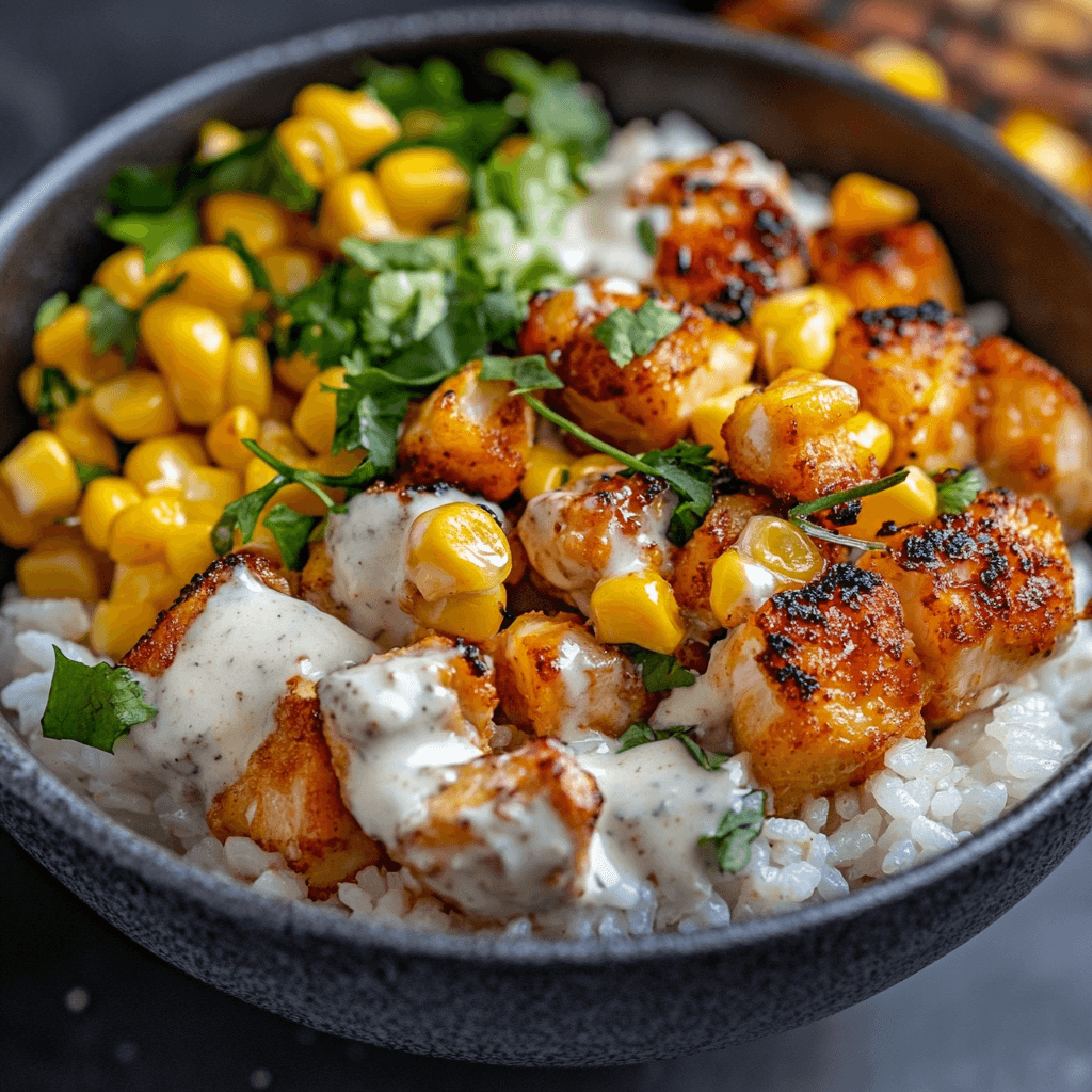 Street Corn Hähnchen Reis Bowl – Das ultimative Rezept für Genuss mit mexikanischem Flair 6 Street Corn Hähnchen Reis Bowl – Das ultimative Rezept für Genuss mit mexikanischem Flair