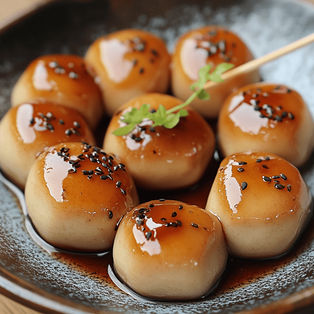 Tofu Mitarashi Dango