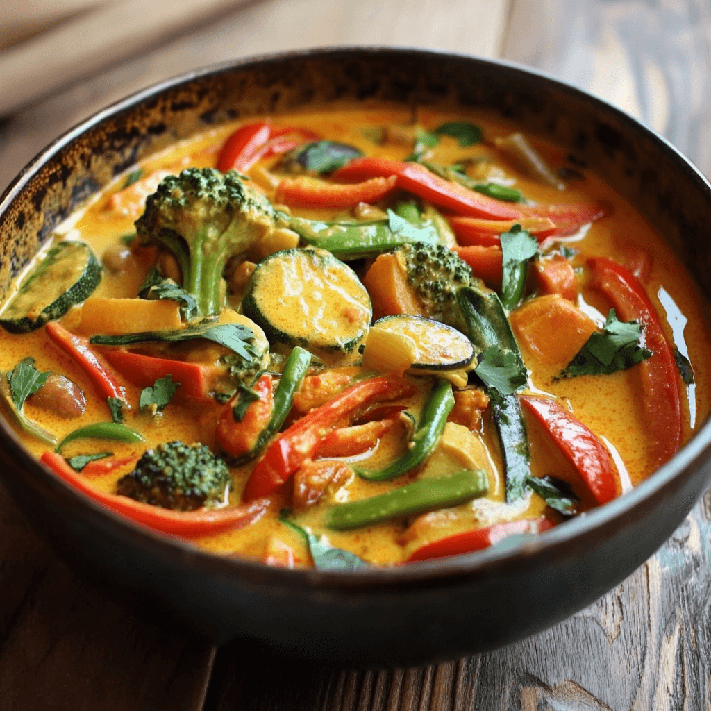 Gemüse Curry mit Kokosmilch