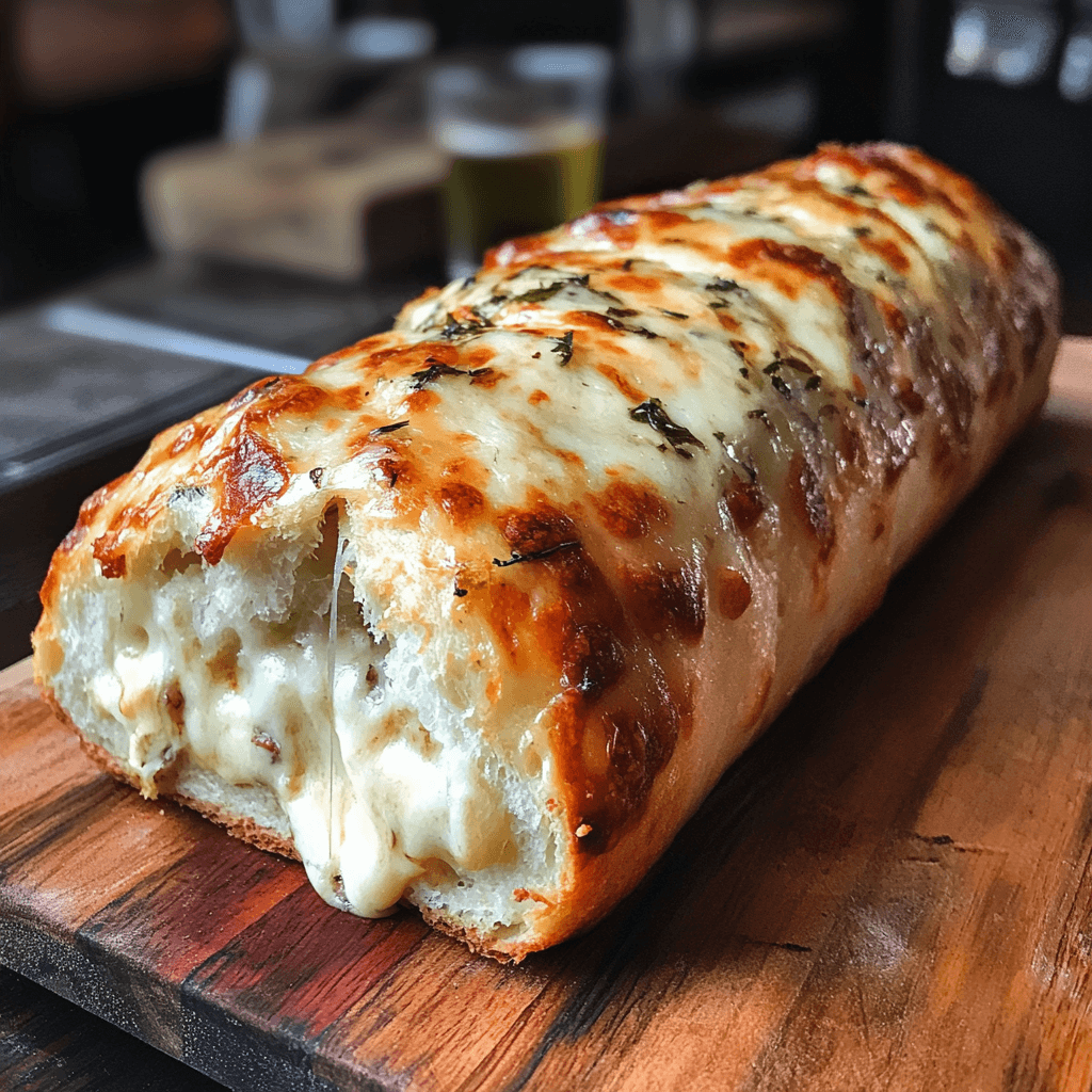 Fleisch und Käserolle