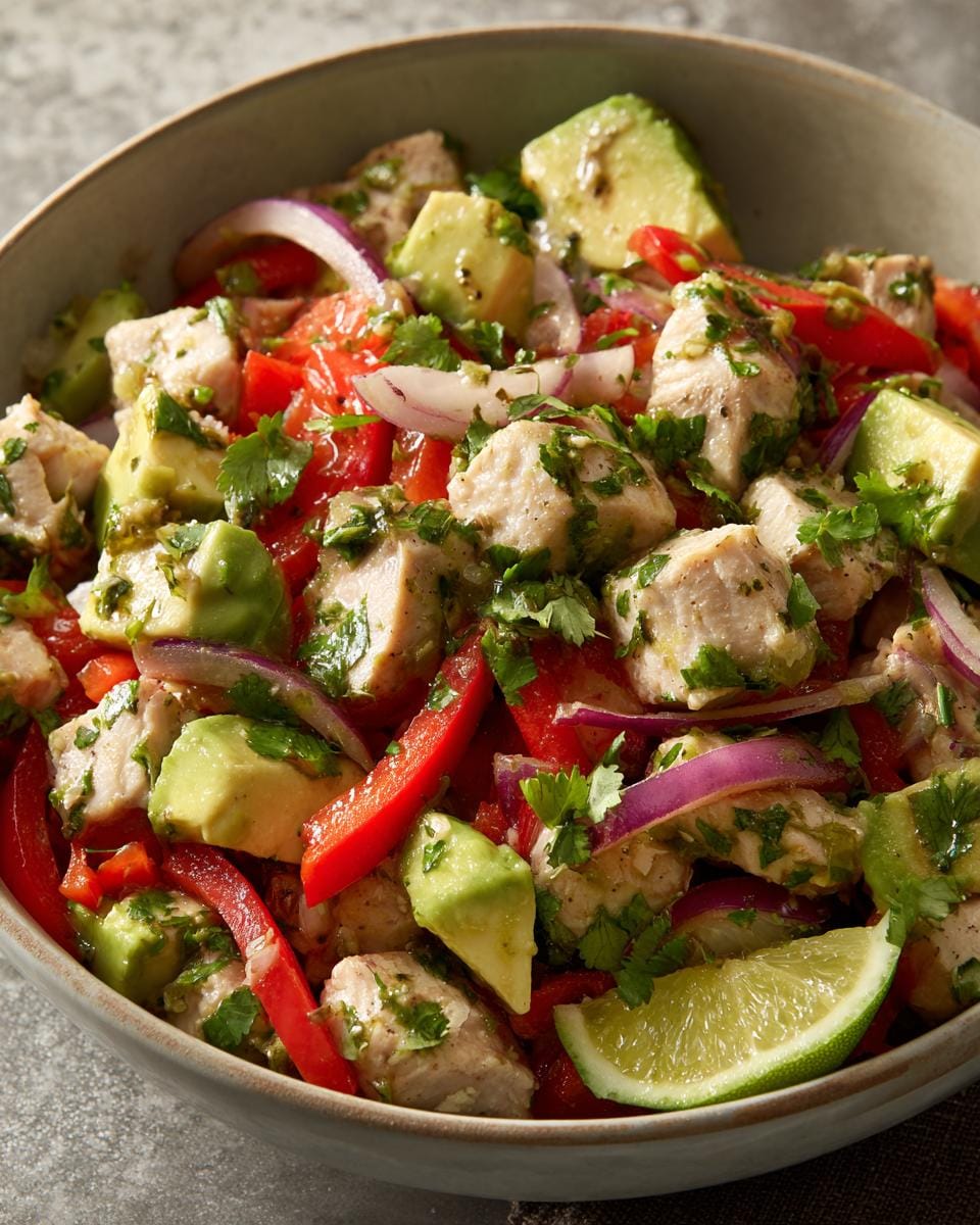 Hähnchen-Avocado-Salat mit Limettendressing - Other 4