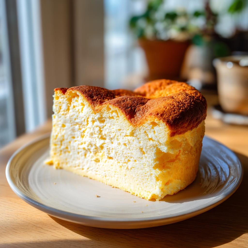 A slice of Apfelkuchen mit Vanillepudding on a plate, showcasing its soft texture and golden crust.