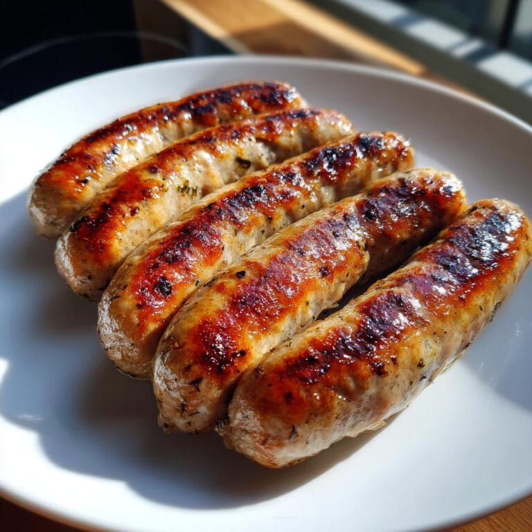Close-up of grilled Cevapcici on a white plate, ready to eat. Delicious and authentic.