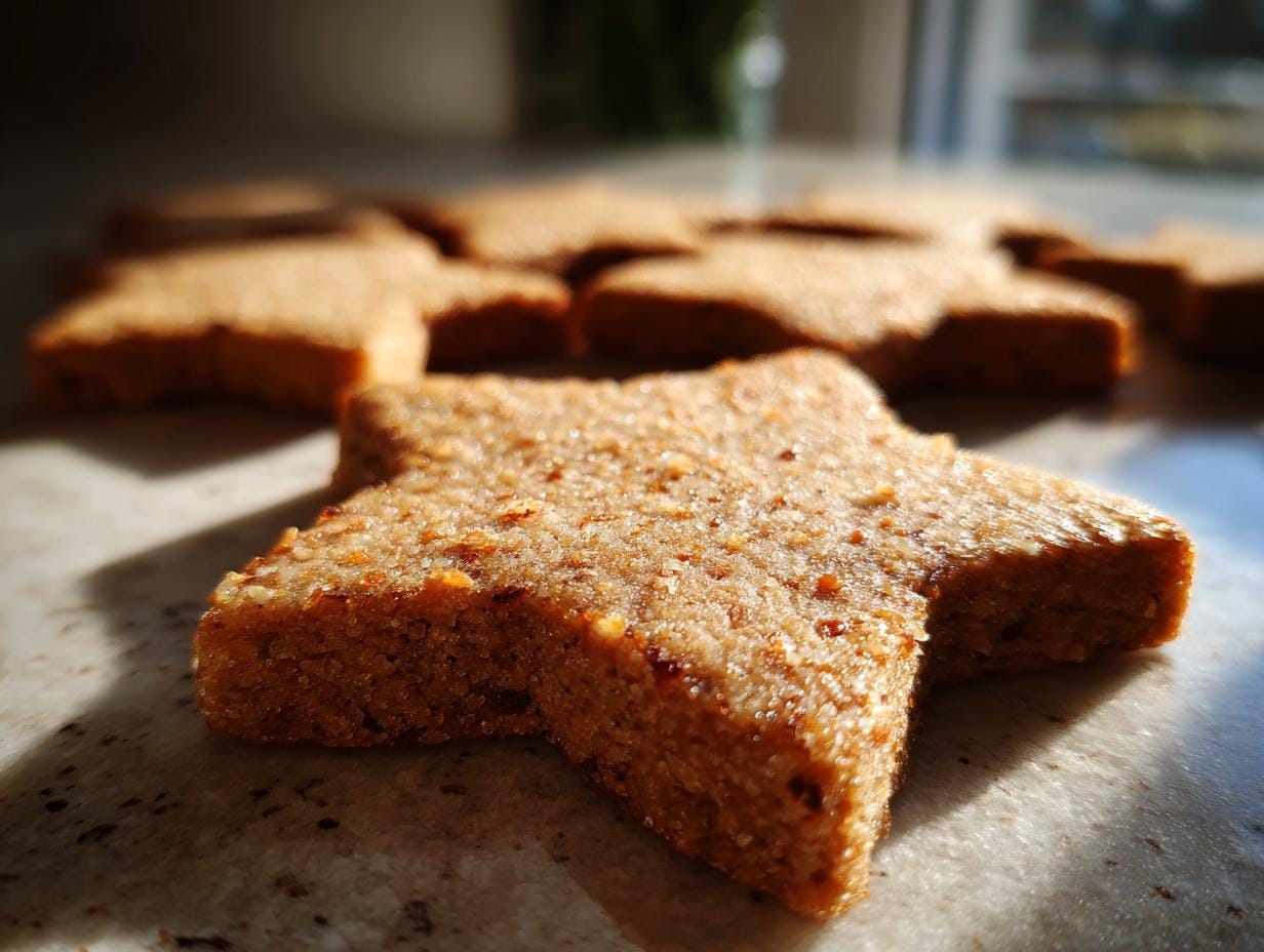 Close-up of Saftige Zimtsterne einfach und schnell backen, arranged on a surface with natural light.