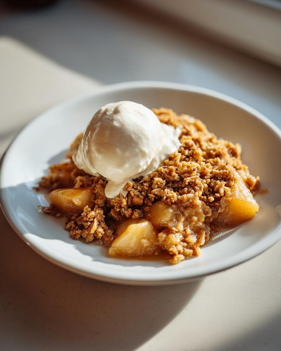 Bratapfel Crumble auf Zimtcreme - Other 1