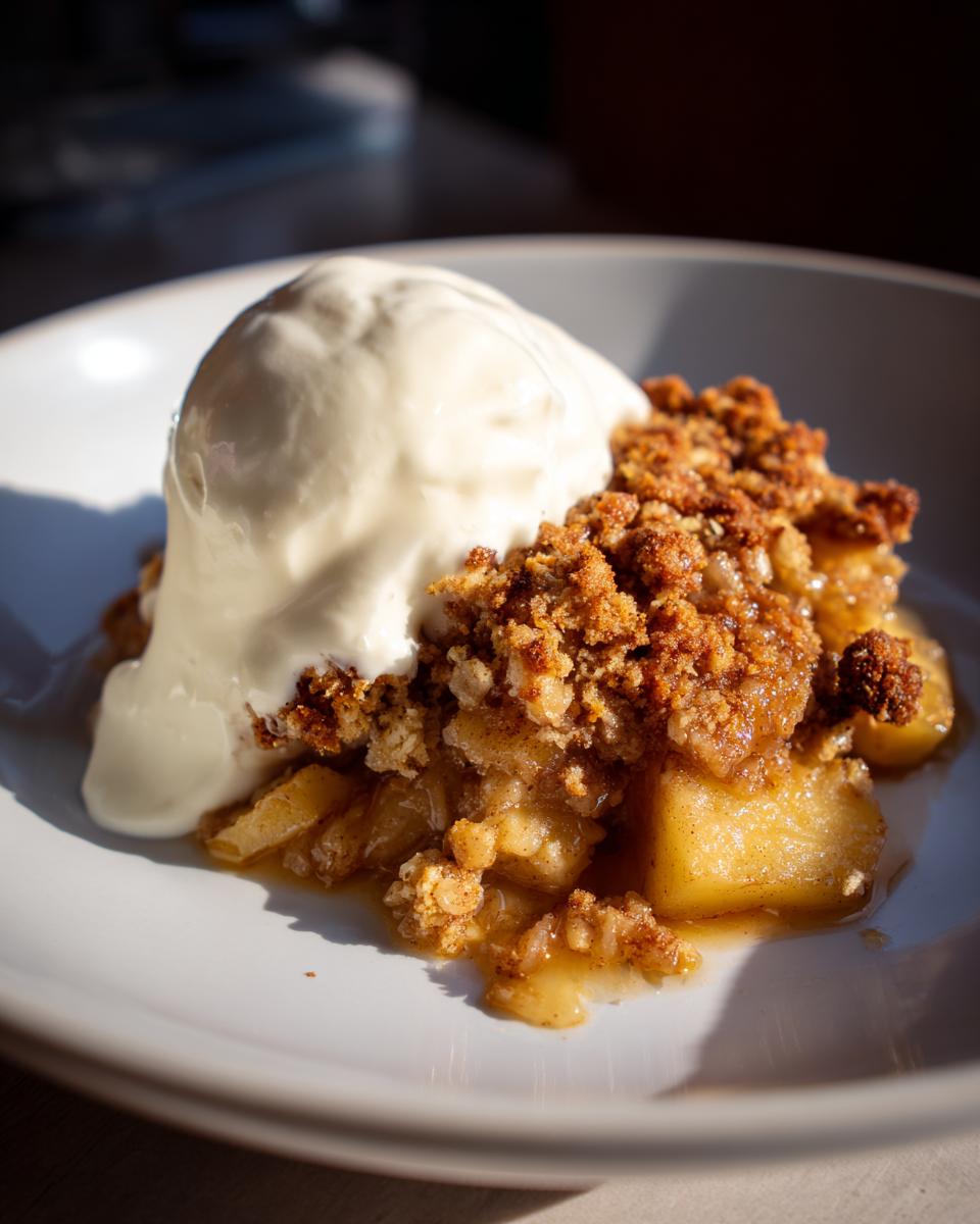 Bratapfel Crumble auf Zimtcreme - Other 4