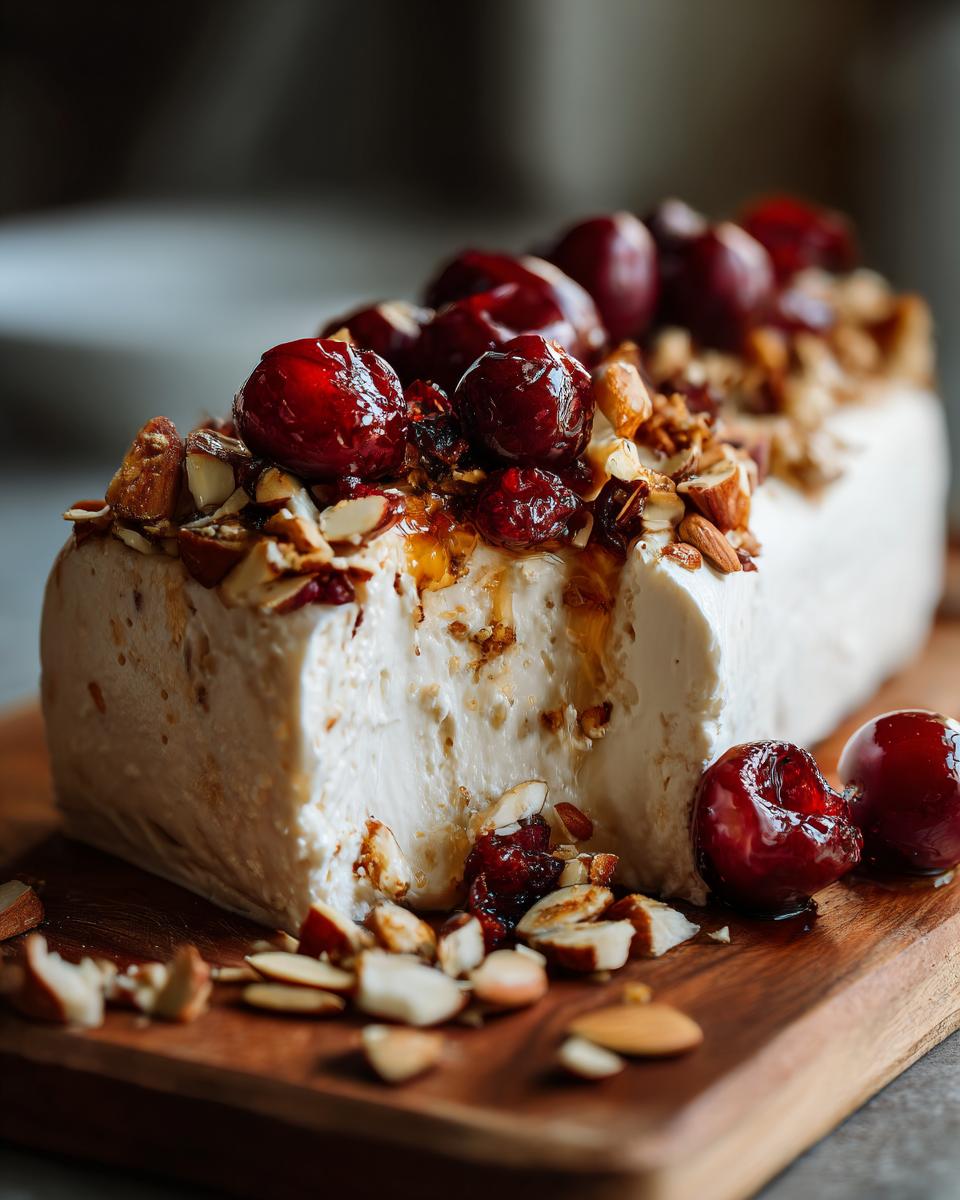 Cremiges Zimtparfait mit gebrannten Mandeln und Kirschen - Other 3